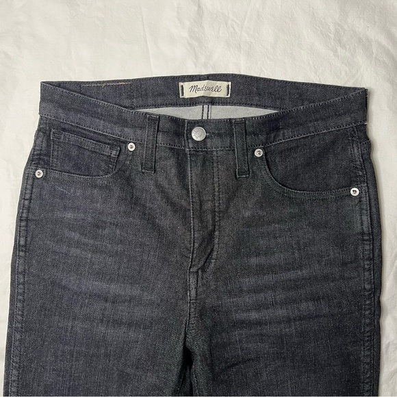 Madewell 10” High Rise Skinny Black Denim Jeans Size 27 - Picture 5 of 14